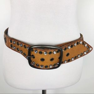 Gap 1969 Jewels & Grommets Leather Belt. M.